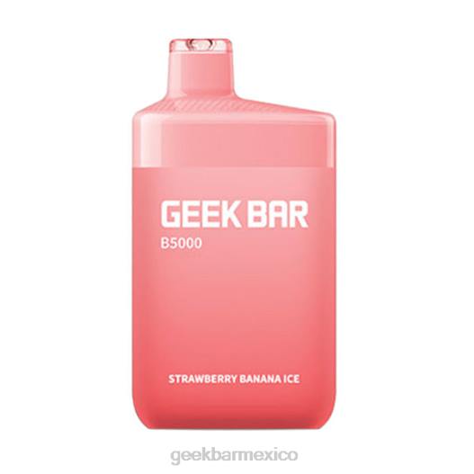 Geek Bar b5000 desechable hielo de fresa y plátano T0H234 - Geek Bar Vape