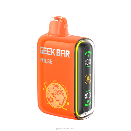 Geek Bar Pulse vaporizador desechable 15k explosión del arco iris tropical T0H265 - Geek Bar Sabores