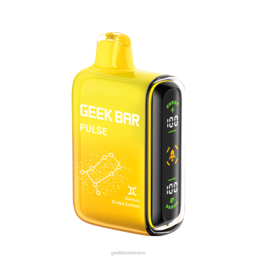 Geek Bar Pulse vaporizador desechable 15k géminis uva limón T0H250 - Geek Vape Mexico