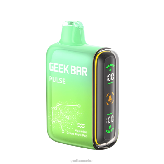 Geek Bar Pulse vaporizador desechable 15k pop de golpe de uva de acuario T0H242 - Geek Bar Guadalajara